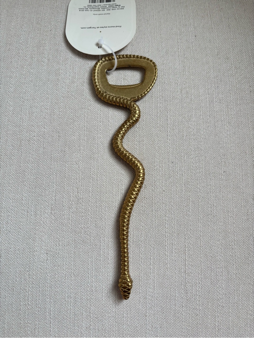 Threshold Gold Snake Bottle Opener